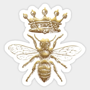 Queen Bee | Gold Queen Bee | Golden Queen Bee | Sticker